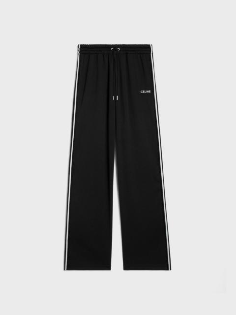 tracksuit pants in double face jersey