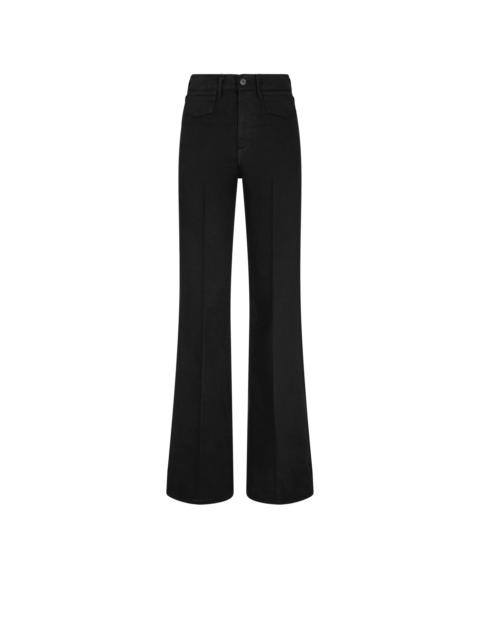 DENIM WIDE FLARE PANTS