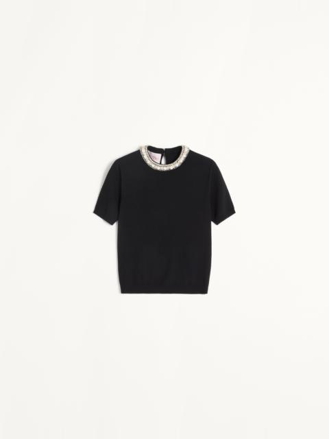 EMBROIDERED WOOL SWEATER