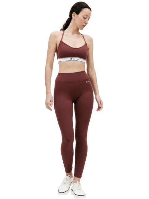 RUNNER SCRIPT SPORTS BRALETTE (MAROON)
