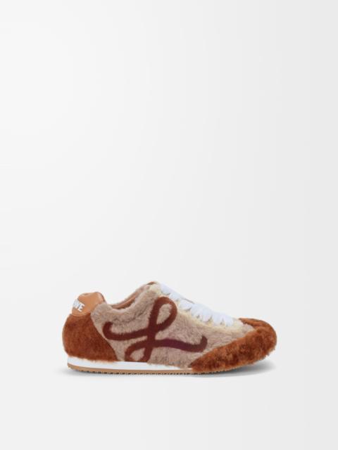 Ballet Runner 2.0 in shearling