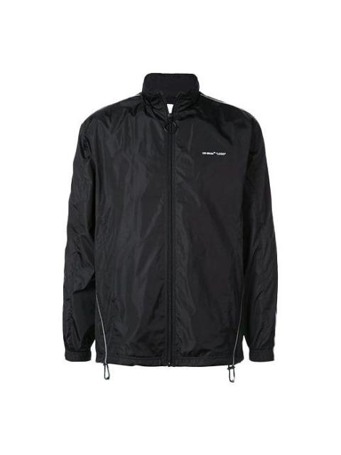 Off-White Track Jacket 'Black' OMBD010S19A230011000