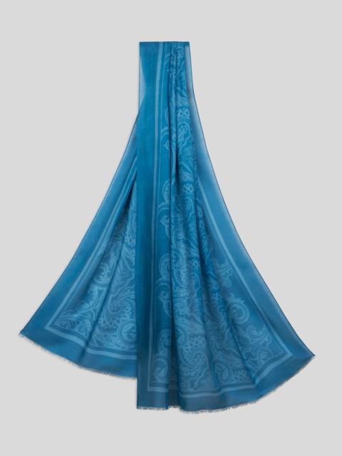 PAISLEY CASHMERE-BLEND SCARF