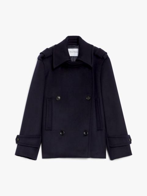 LAVENO Oversized wool and cashmere trench coat