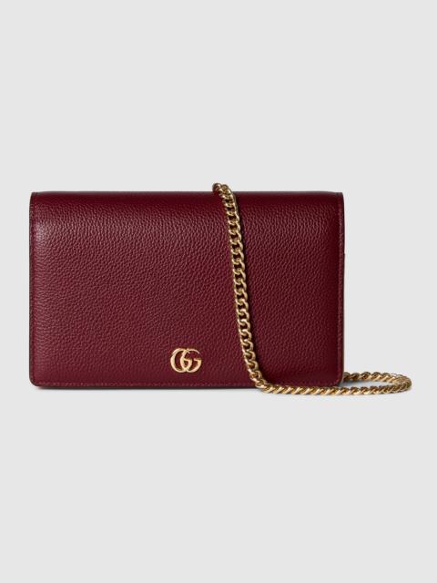 GG Marmont wallet on chain