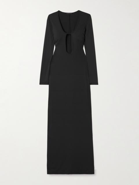 Echauffe Cutout Stretch-jersey Gown