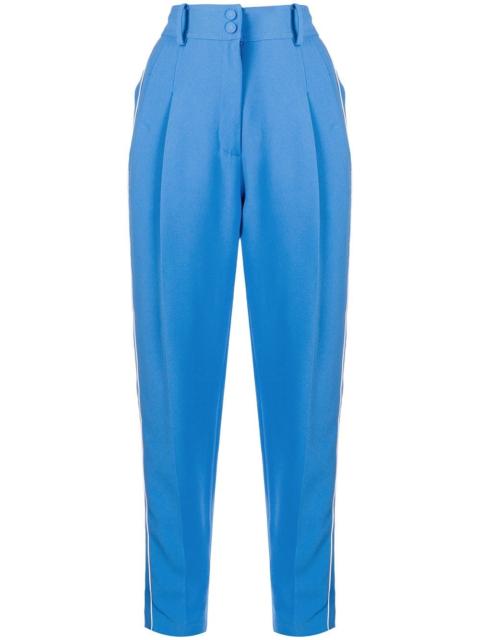 pleated tailored trousers