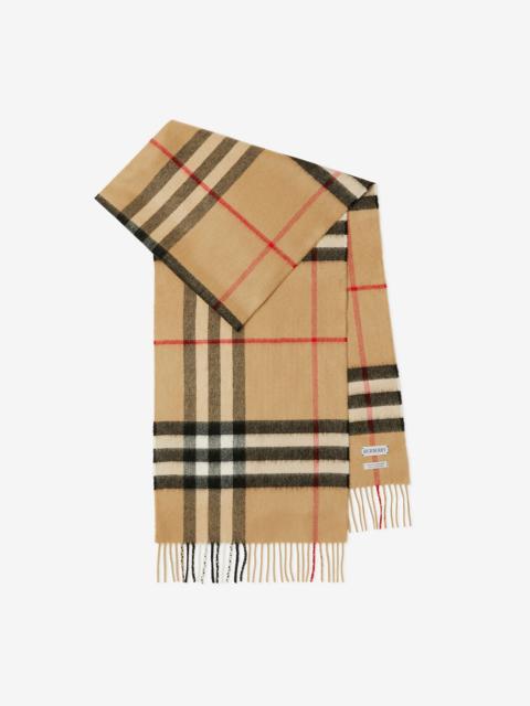 Check Cashmere Scarf