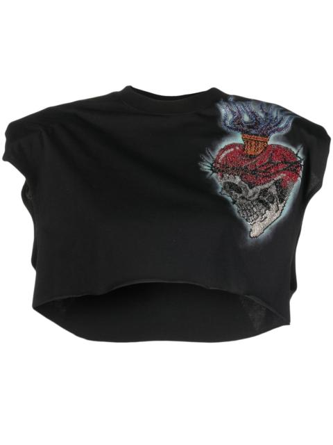Love Tattoo cropped T-shirt