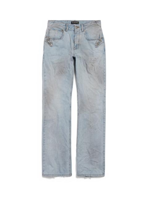 Women's City Straight Pants in Light Blue