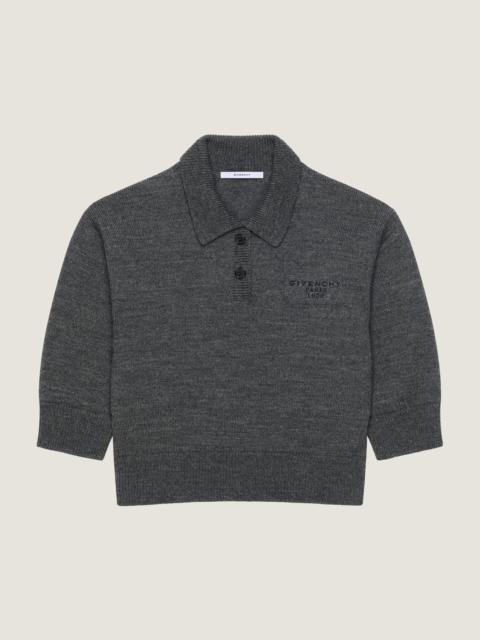 POLO TOP IN WOOL