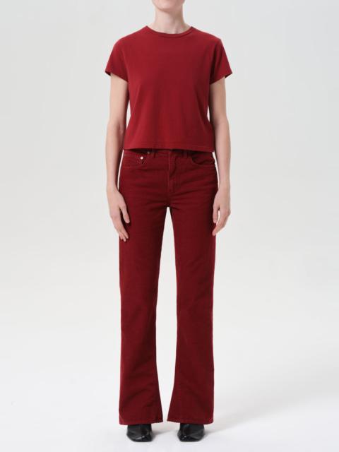 MID RISE KICK BOOT (CORDUROY) IN BRICK