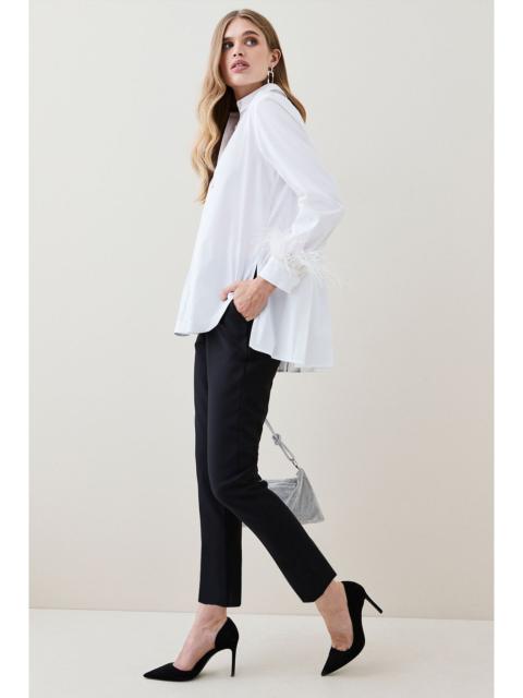 Petite Essential Techno Woven Trouser