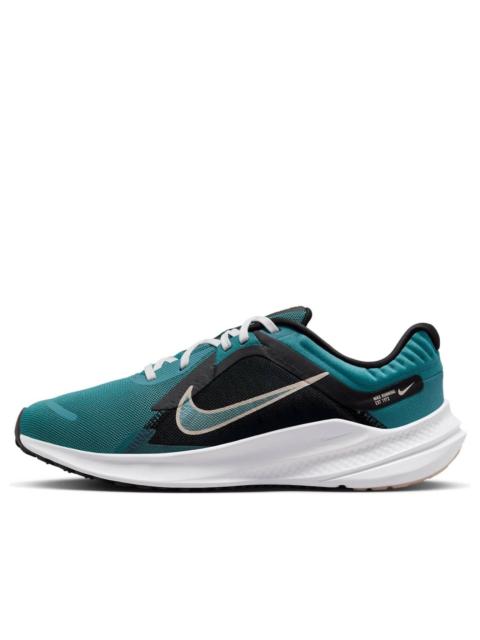 (WMNS) Nike Quest 5 'Black Blue Green' DD9291-400
