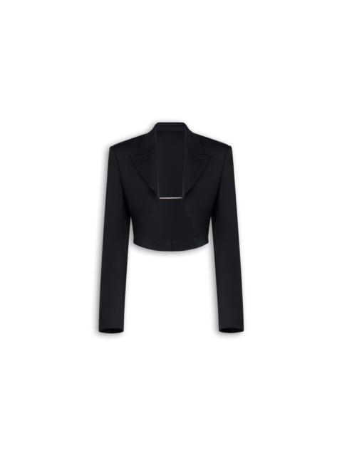 TUXEDO BOLERO IN WOOL