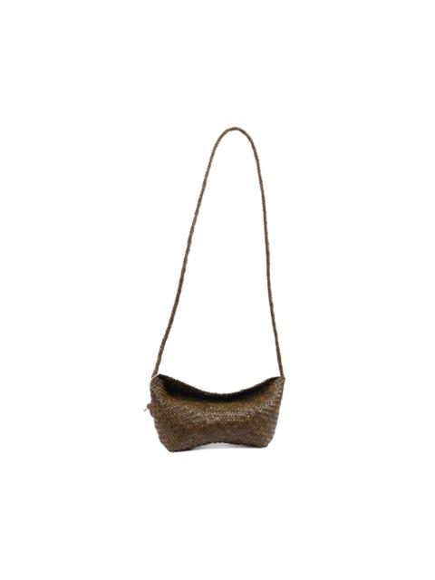 Corsina diagonal weave shoulder bag