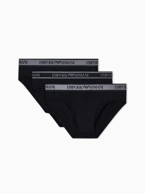 THREE-PACK OF BRIEFS WITH CORE LOGO WAISTBAND