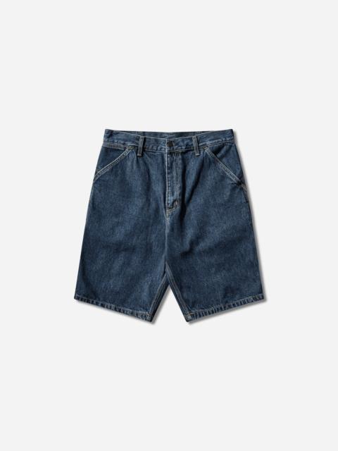 Men's Single Knee Shorts Blue (Stone Washed)
