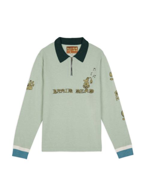 Lex Half Zip Sweater - Mint