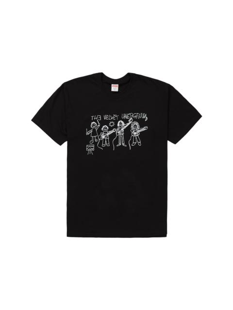 Supreme The Velvet Underground Drawing Tee Black
