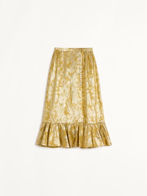 SKIRT IN APRES L'HIVER SILK LUREX FOGLIOLINE