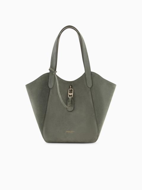 MEDIUM SUEDE HANDBAG
