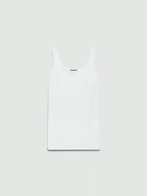 Scoop Neck Tank Top in Stretch Nylon