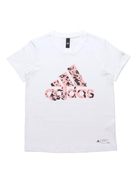(WMNS) adidas China T-Shirt 'White Pink' H58191