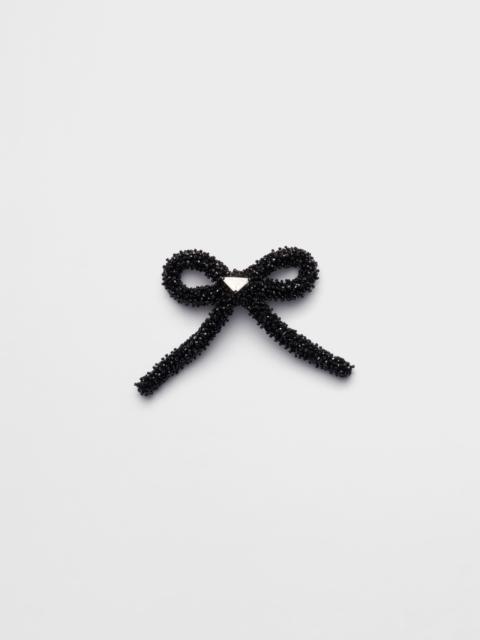 Hair clip with crystals