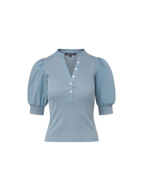 CORALEE PUFF-SLEEVE TEE