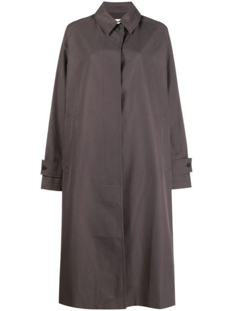 Holin buttoned raincoat