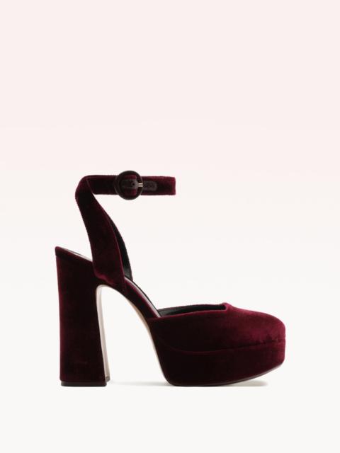 VITA PLATFORM 120 VELVET BURGUNDY