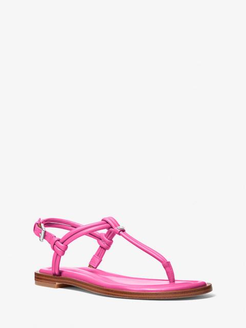 Astra Leather T-Strap Sandal