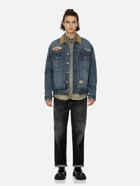EBISU EMBROIDERY LOOSE FIT DENIM JACKET