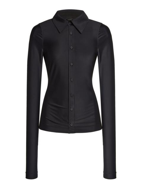 Stretch-Knit Shirt black