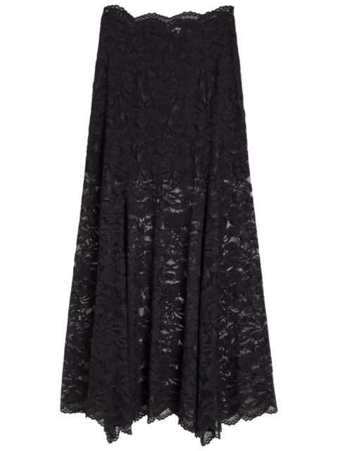 Rabanne Stretch-lace Maxi Skirt