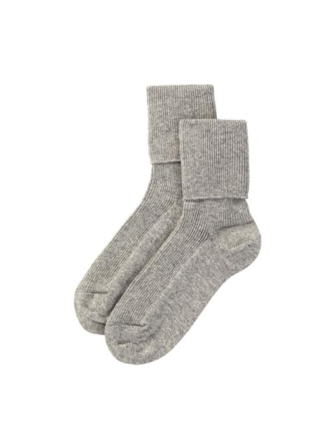 Women's Grey Cashmere Socks