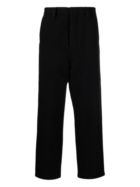 high-waisted trousers