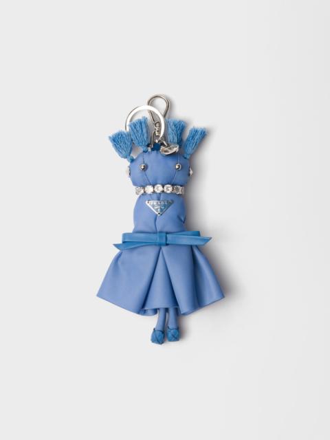 Re-Nylon Teddy keychain charm