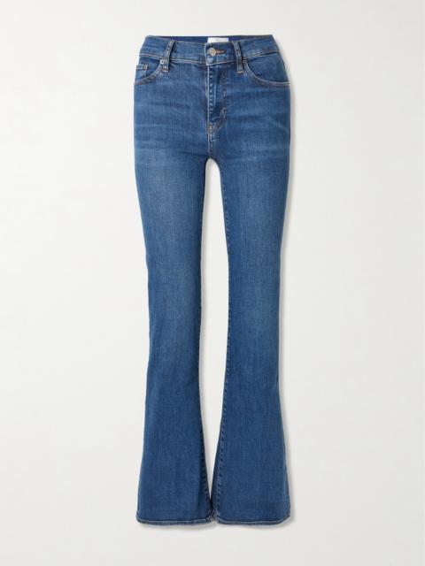 The Icon Long Mid-rise Flared Jeans