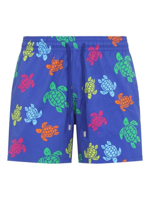 turtle-print swim shorts