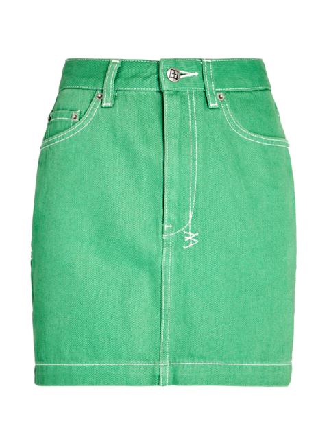 Super X Denim Mini Skirt