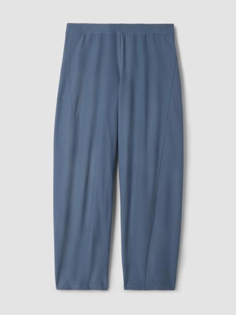 Washable Stretch Crepe Lantern Pant