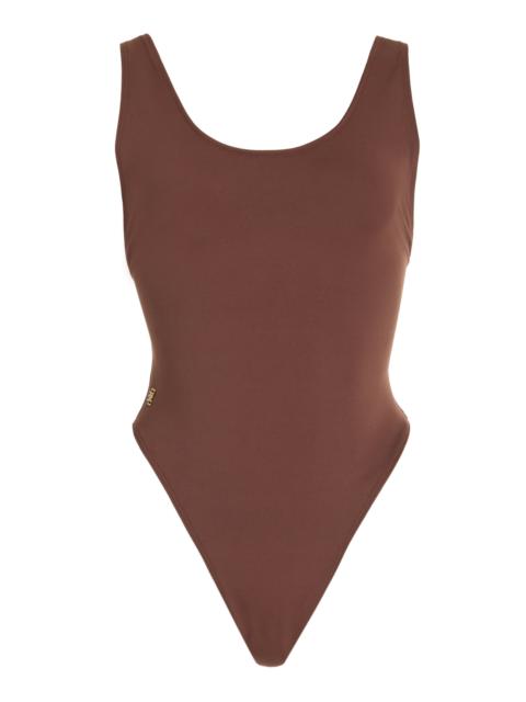 Exclusive Bella Tank One-Piece Swimsuit brown