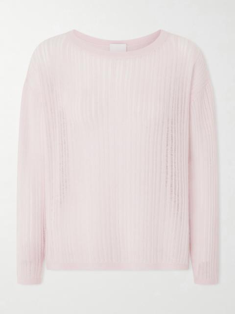 Ribbed-knit Cashmere Sweater