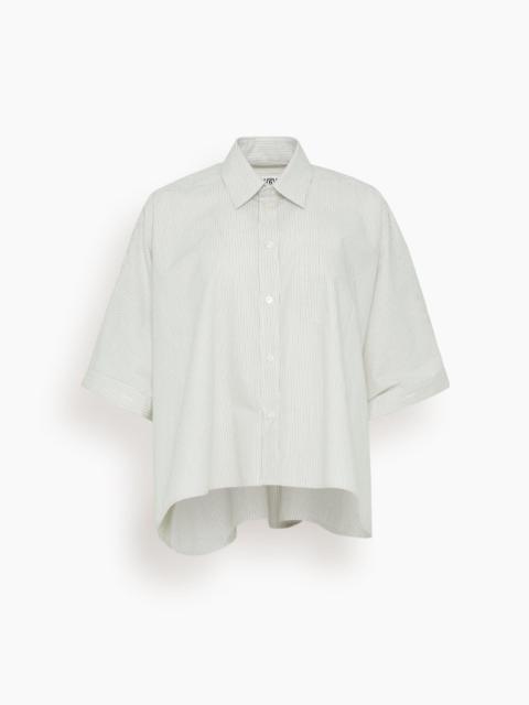 Shirt in Off White/Grey