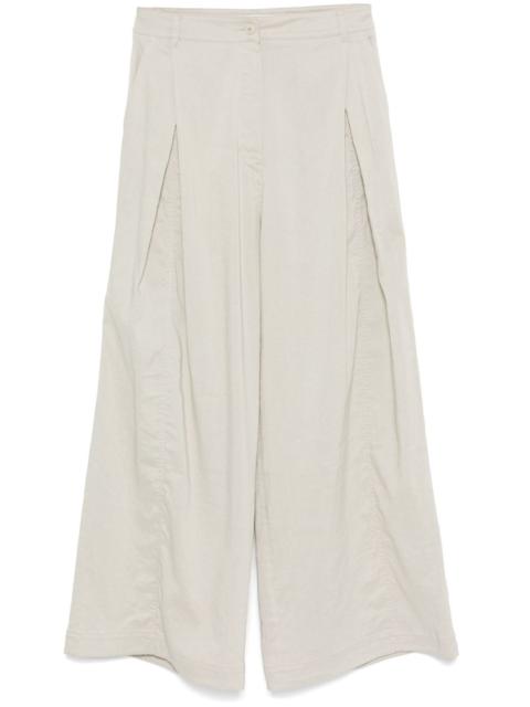 pleated palazzo pants