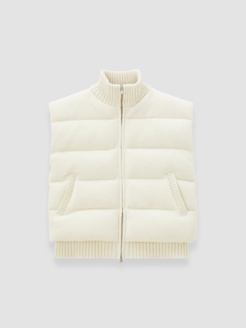 Knitted Down Puffer Gilet