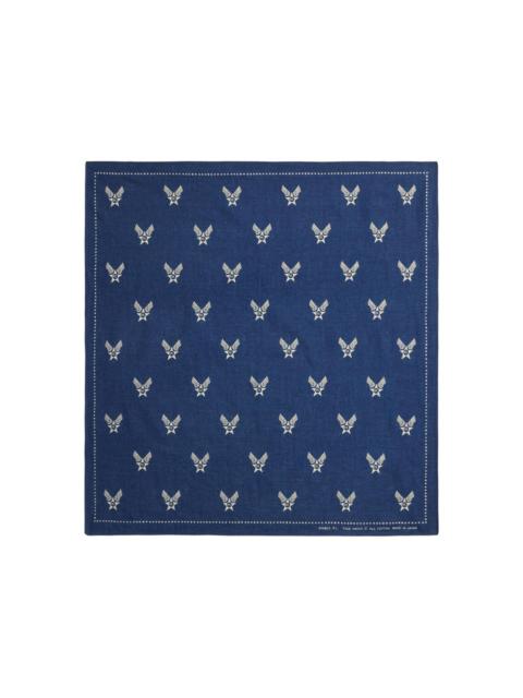 star-pattern square scarf