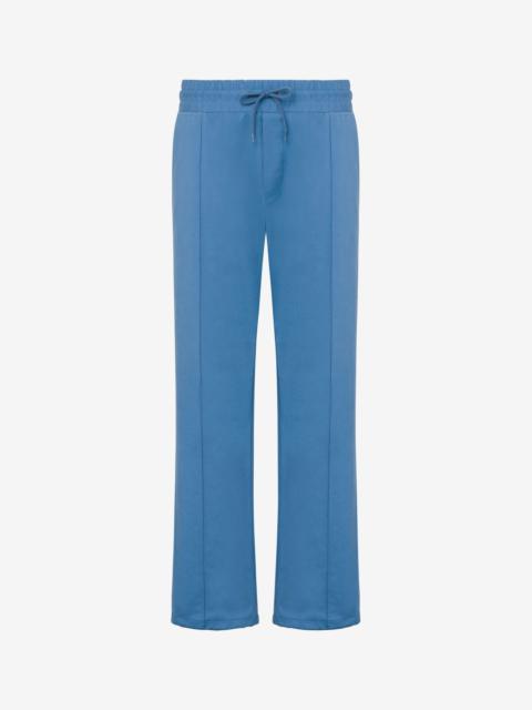 MOSCHINO OUTLINE STRETCH GABARDINE TROUSERS